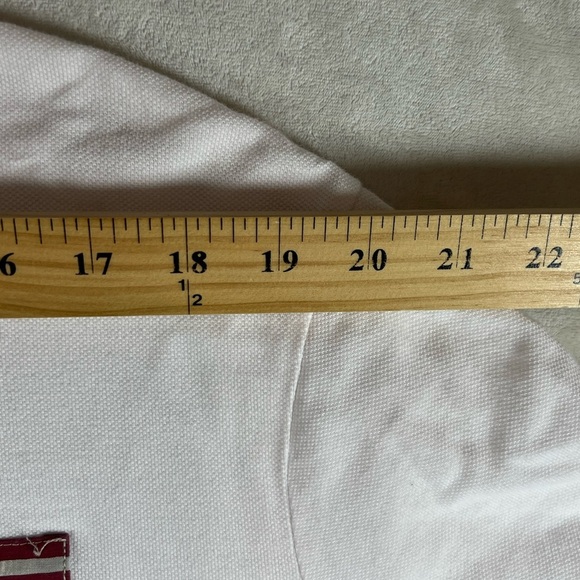 Polo Ralph Lauren XL White and Blue Polo Shirt American Flag UsA 4th of July - Picture 7 of 9